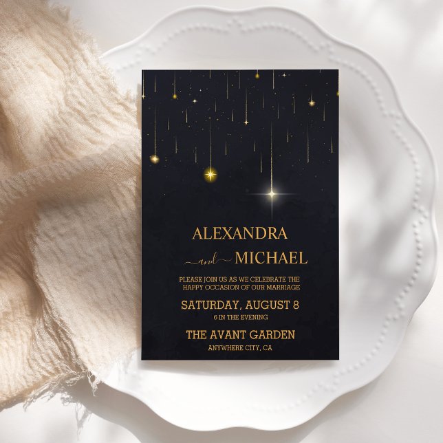  Mystical Purple Sun Moon Wedding Invitation (Creator Uploaded)