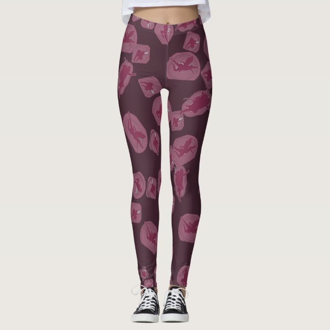 Mystical Purple Women's Legging – Enchanted Fairie (Front)