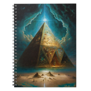 Mystical Pyramid Visionary Art Notebook