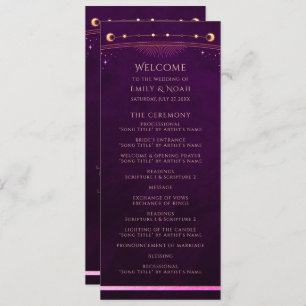 Mystical Rainbow Deep Plum Sun Moon Astronomy Programme