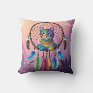 Mystical Rainbow Tabby Dream Cushion