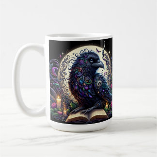 Mystical Raven Fantasy World Coffee Mug