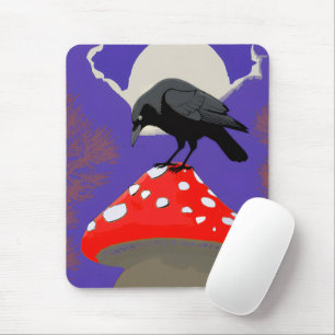 Mystical Raven Mousepad