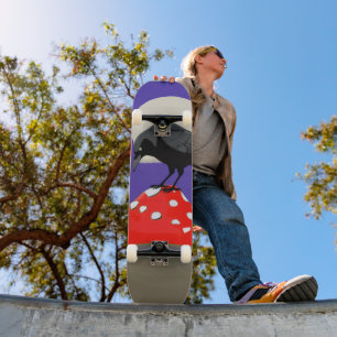 Mystical Raven Skateboard Deck
