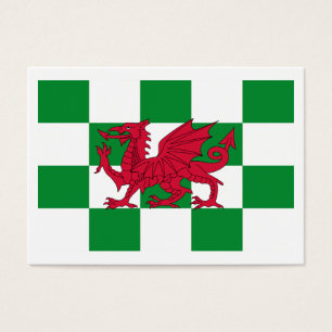 Mystical Red Celtic Dragon Flag of Wales