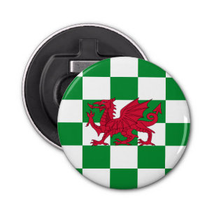Mystical Red Celtic Dragon Flag of Wales Bottle Opener