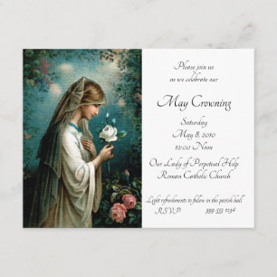 Mystical Rose May Crowning Invitation