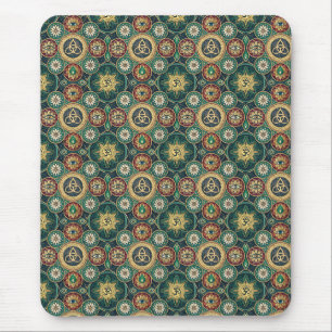 Mystical Sacred Design - Spiritual Mandala Pattern Mouse Mat