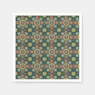 Mystical Sacred Design - Spiritual Mandala Pattern Napkin