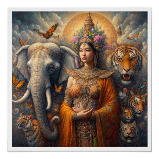 Mystical scene of spiritual poster (Front)