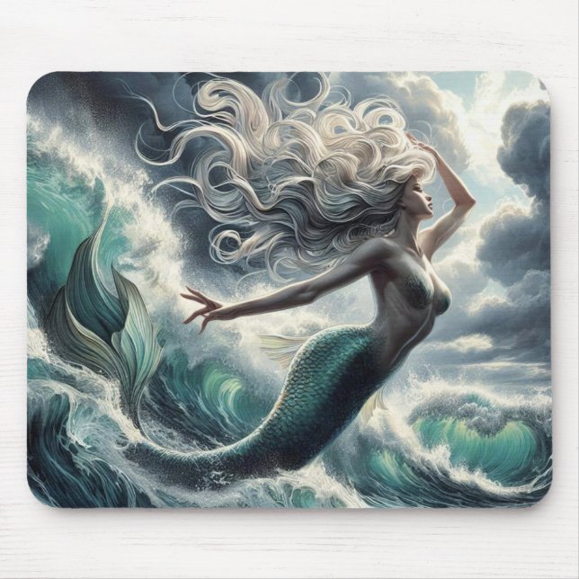 Mystical Sea Creature Mouse Mat (Front)