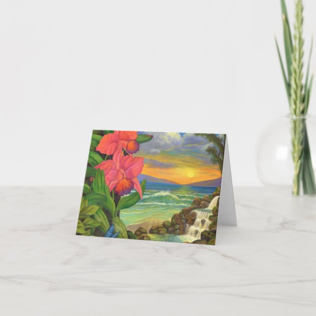 Mystical Seascape-Note Card (Front)