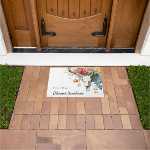 Mystical Seasons   Samhain Grimoire Book of Shadow Doormat