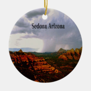 Mystical Sedona Arizona Ceramic Tree Decoration