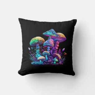 Mystical Shroom - Whimsigoth And Witchcore Wonderl Cushion