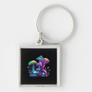 Mystical Shroom - Whimsigoth And Witchcore Wonderl Key Ring