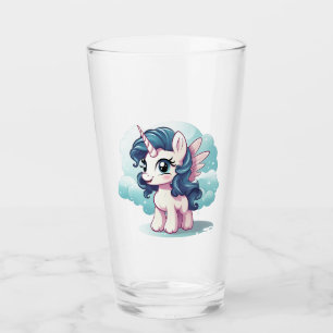 🦄 "Mystical Sip" Unicorn Glass Tumbler 🌟