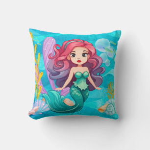 Mystical siren Design Cushion
