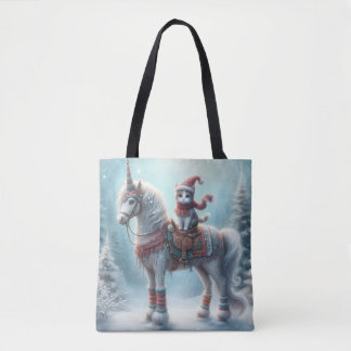 Mystical Spirit Horse Fantasy Tote Bag