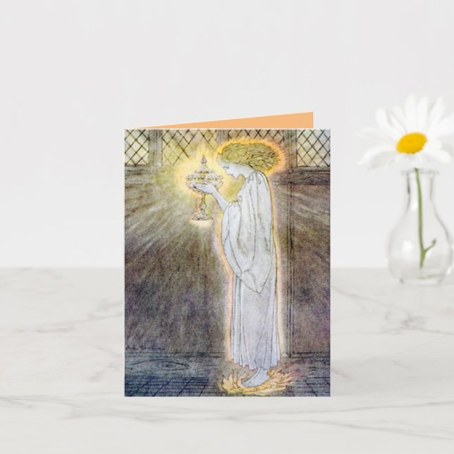 Mystical Spiritual Blessing Card (Small Plant)