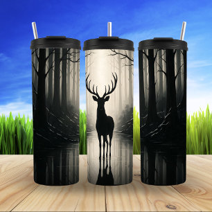 Mystical Stag, Forest Reflections Thermal Tumbler