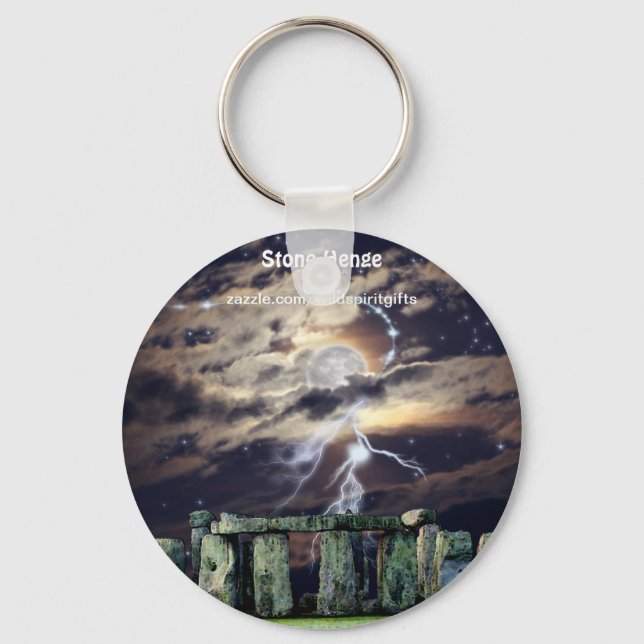 Mystical STONE HENGE England U.K.  Keychain (Front)
