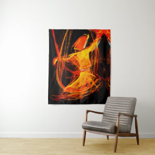 Mystical Sufi Whirling Dervish – Abstract Art Tapestry