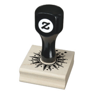 Mystical Sun Rubber Stamp