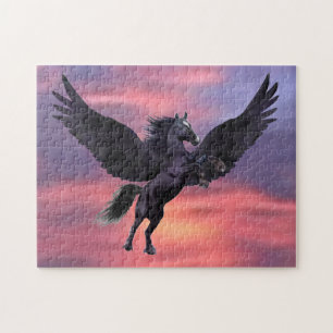 MYSTICAL SUNSET PEGASUS JIGSAW PUZZLE