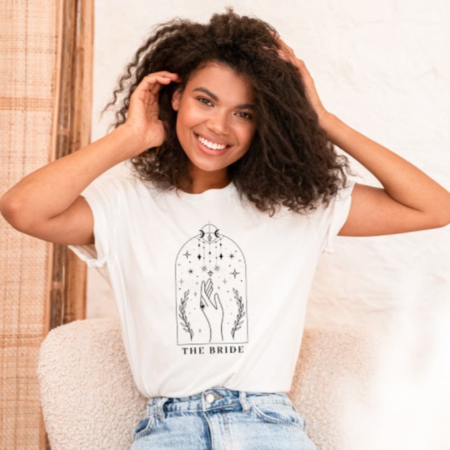 Mystical Tarot Card Bachelorette Party The Bride T-Shirt (The Bride Bachelorette Party Shirt - Mystical Tarot Card Bachelorette)