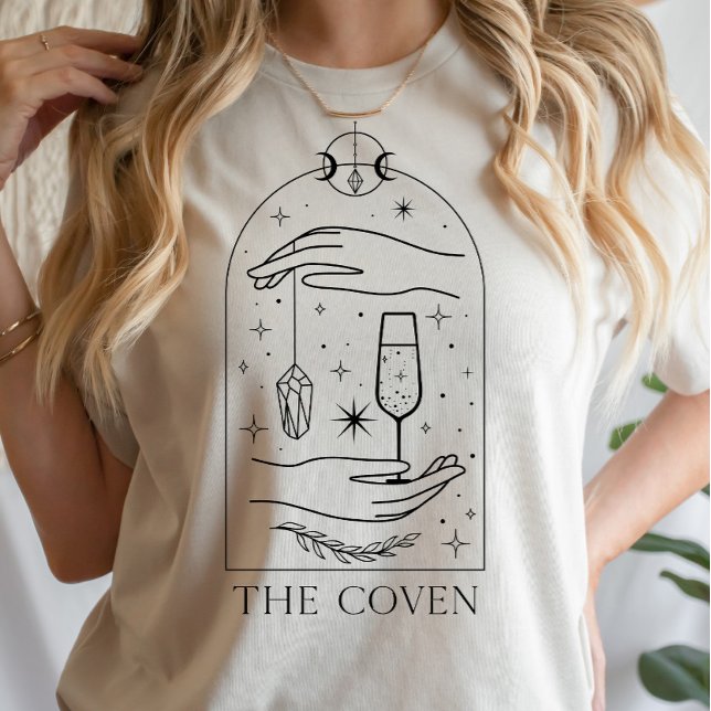 Mystical Tarot Card The Coven Bachelorette Party T-Shirt (Creator Uploaded)