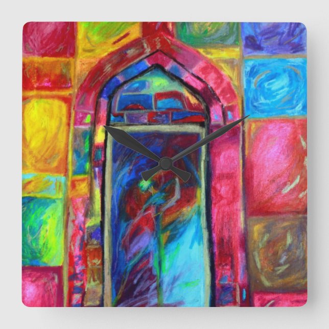 Mystical Temple Dancer Designer Clocks - Gifts (Front)