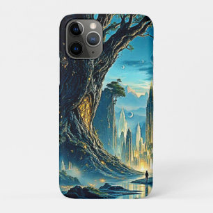 Mystical Tree City Dreamscape iPhone 11 Pro Case