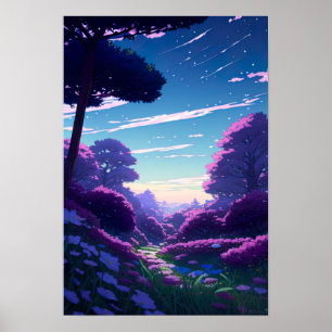 Mystical Twilight, A View from Above Poster