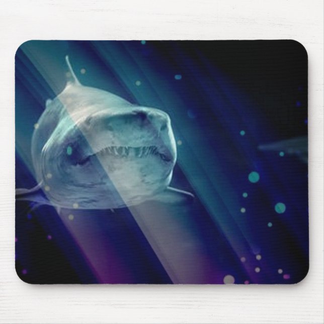 Mystical Underwater Shark Mouse Mat (Front)