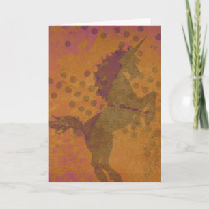 Mystical Unicorn Card
