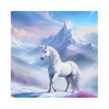 Mystical Unicorn in a Magical Fantasy Realm