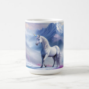 Mystical Unicorn in a Magical Fantasy Realm Coffee Mug