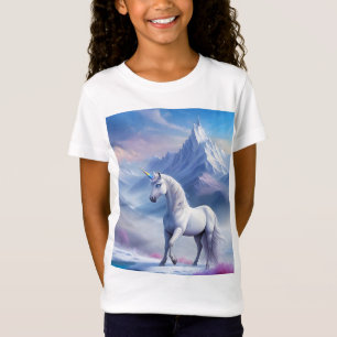Mystical Unicorn in a Magical Fantasy Realm T-Shirt