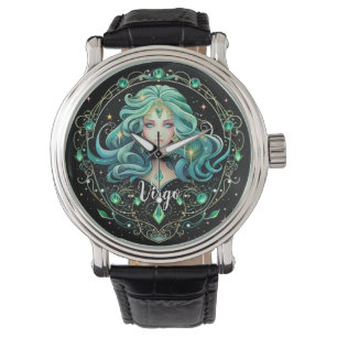 Mystical Virgo Zodiac Artwork Watch