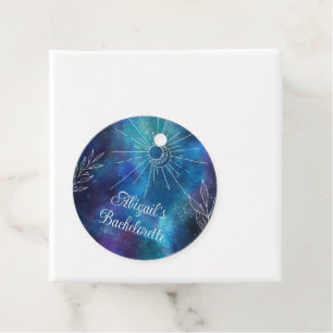 Mystical Watercolor Bachelorette Party Favour Tags