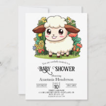 Mystical Whimsical Sheep Baby Shower