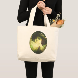 Mystical Willow Tree Fairy Fantasy Art Large Tote Bag