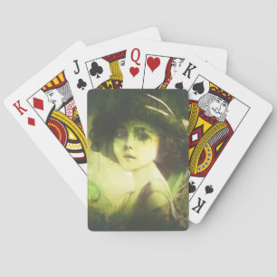 Mystical Willow Tree Fairy Fantasy Art Playing Cards