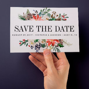 Mystical Winter WEDDING save the date