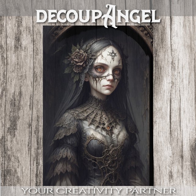 Mystical Witch: Clarissa - Decoupage -  Tissue Paper (Creator Uploaded)