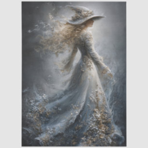 Mystical Witch Gothic Fantasy for Decoupage Tissue Paper