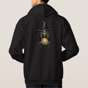 Mystical Witch Skull Hooded Sweatshirt