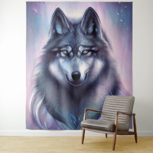 Mystical Wolf Tapestry