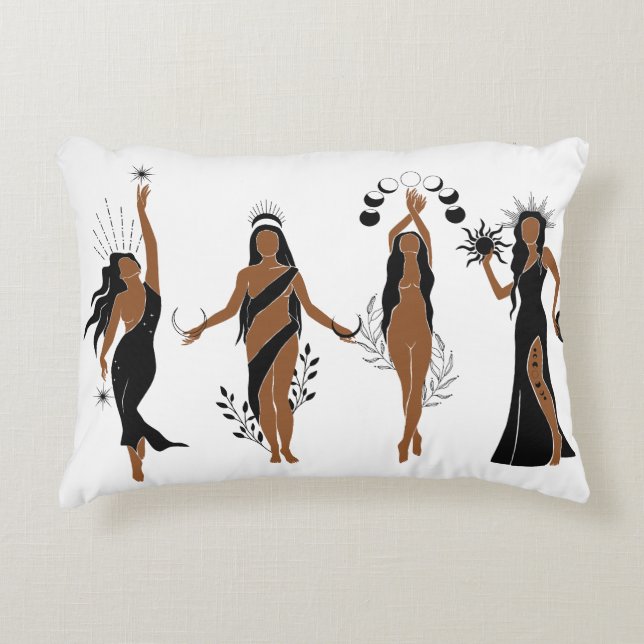 Mystical Woman Decorative Cushion (Front)